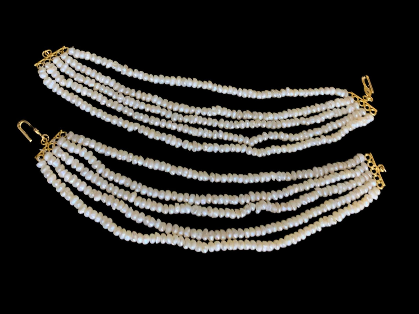 Fresh water pearl  ear supports ( SHIPS IN 2 WEEKS)