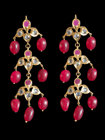 SAT66 Insia Hyderabadi satlada in fresh water pearls and rubies( SHIPS IN 3 WEEKS  )