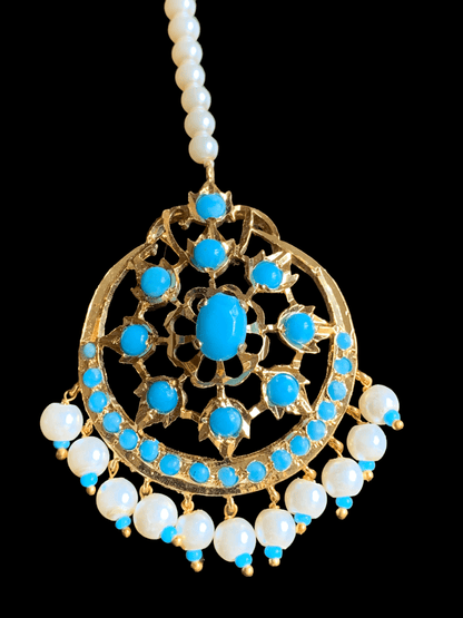 DJTK37 Naira tika in turquoise  ( SHIPS IN 4 WEEKS   )