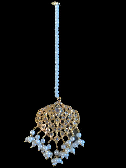 BR103 Leah bridal set in pearls   ( READY TO SHIP)