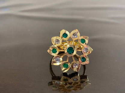 DJR47 Cz polki  ring ( READY TO SHIP)