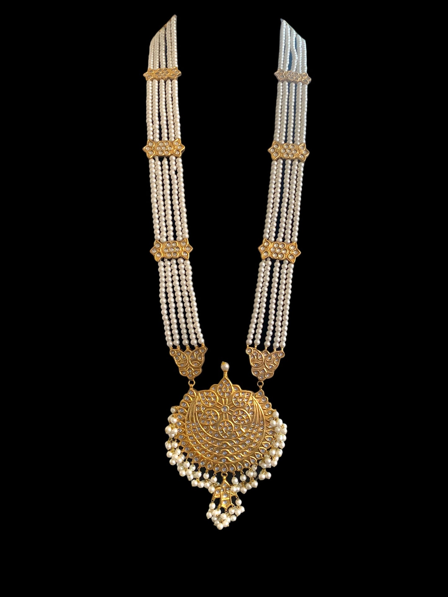 LN201 kundan Rani haar set ( SHIPS IN 4 WEEKS )