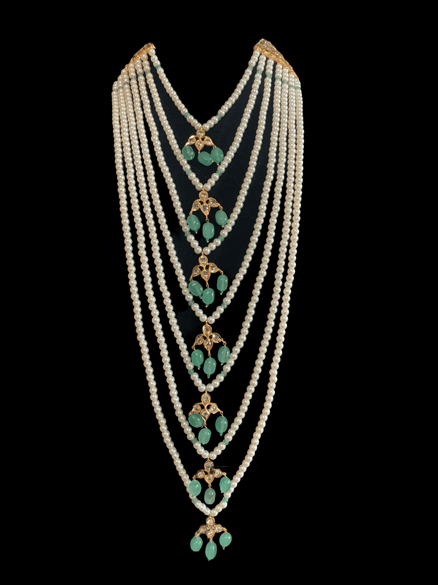 SAT54 Insia satlada in light green beads ( READY TO SHIP  )