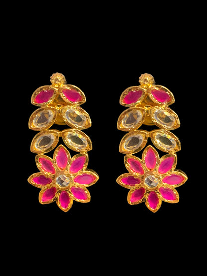 NS374 MIZAN Hyderabadi gold plated necklace set ( READY TO SHIP )