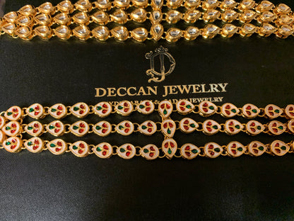 Niyati kundan anklets ( SHIPS IN 2 WEEKS )