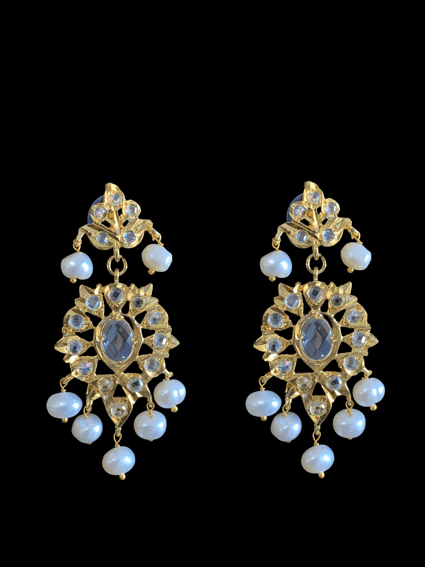 C129 Marina fresh water  pearls necklace set (READY TO SHIP )