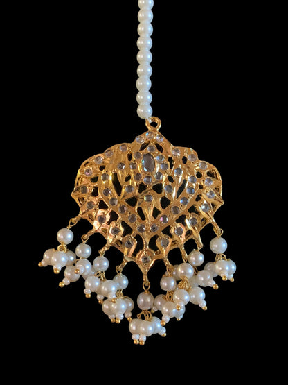 BR103 Leah bridal set in pearls   ( READY TO SHIP)