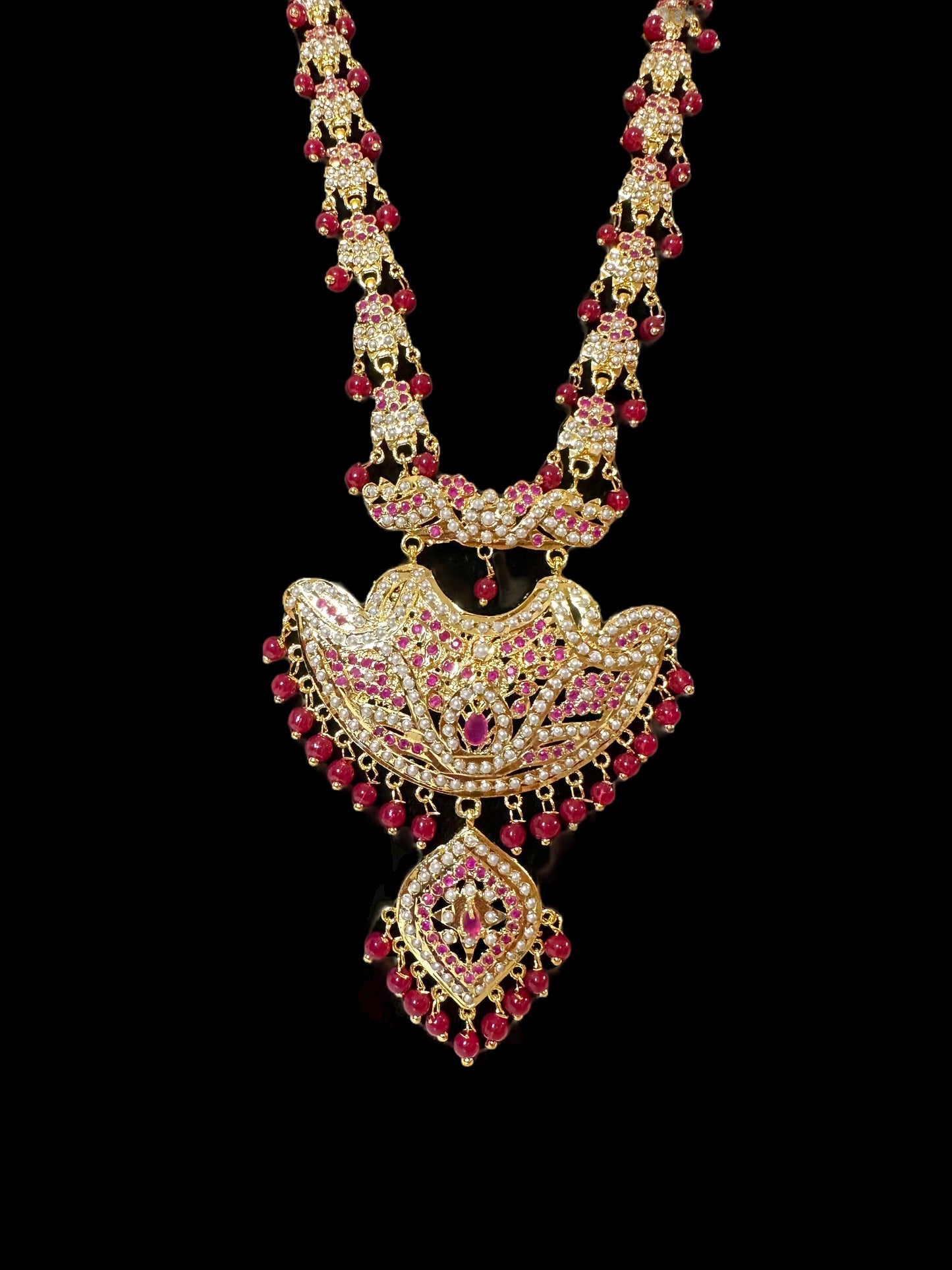 DLN22 Yashvi Rani haar with earrings ( READY TO SHIP )