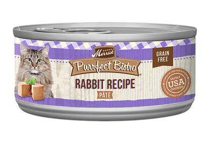 Merrick Purrfect Bistro Grain Free Adult Rabbit Pate Cat Food
