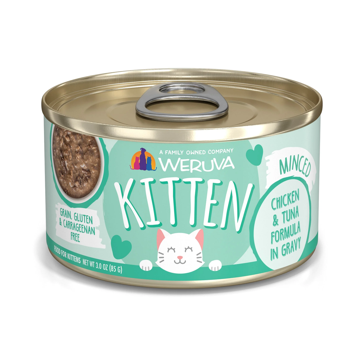 Weruva Kitten Chicken and Tuna in Gravy Wet Cat Food (3oz)