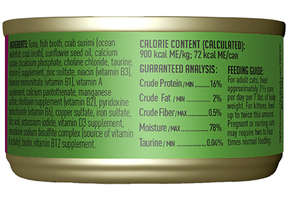 Tikicat All Life Stages Lanai Grill Tuna and Crab Surimi (2.8oz)