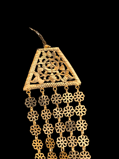 LN147 Chandan haar necklace  in gold plating  ( READY TO SHIP )