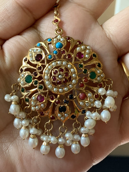 Elena navratan tika in silver ( SHIPS IN 5 WEEKS )