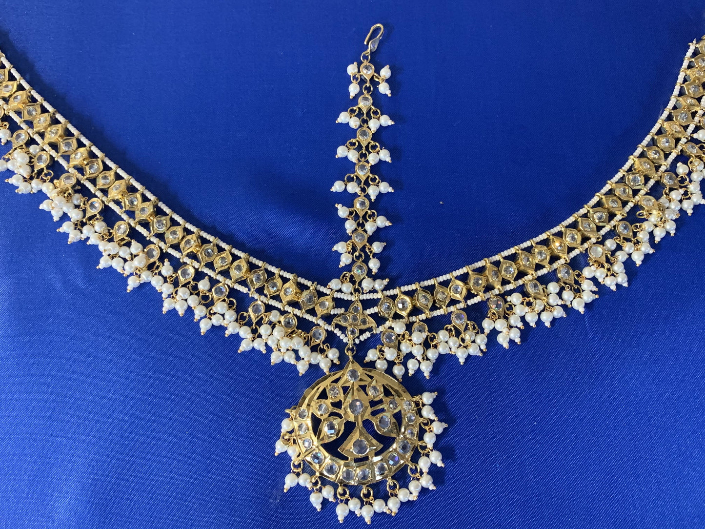 Meena bridal mathapatti ( SHIPS IN 3WEEKS  )