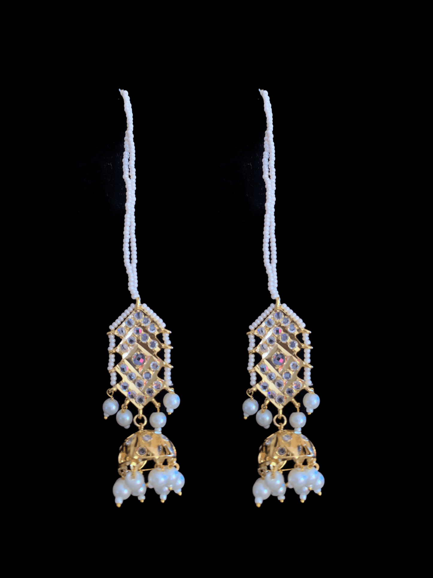 C87 Mahira v style choker with earrings( SHIPS IN 4 WEEKS )