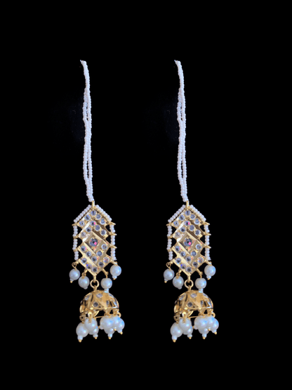 C87 Mahira v style choker with earrings( SHIPS IN 4 WEEKS )
