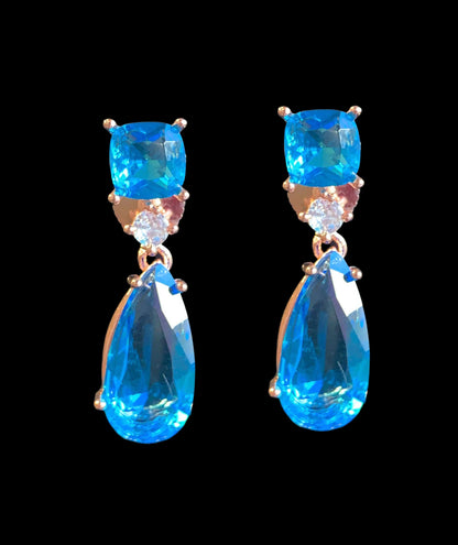 DER788 Cz tear drop earrings ( READY TO SHIP )