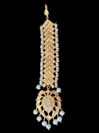 Mahira v tika in gold plated silver ( READY TO SHIP )