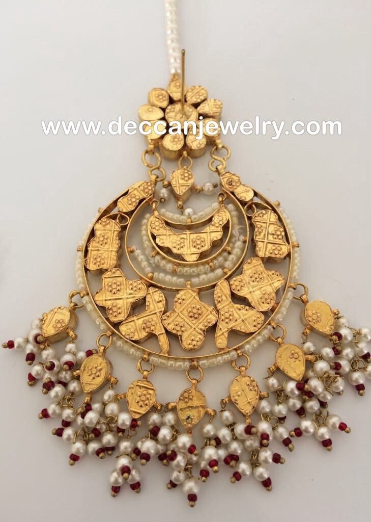 Mahira multicolor Pakistani kundan statement chandbali earrings DER19 (READY TO SHIP)  )