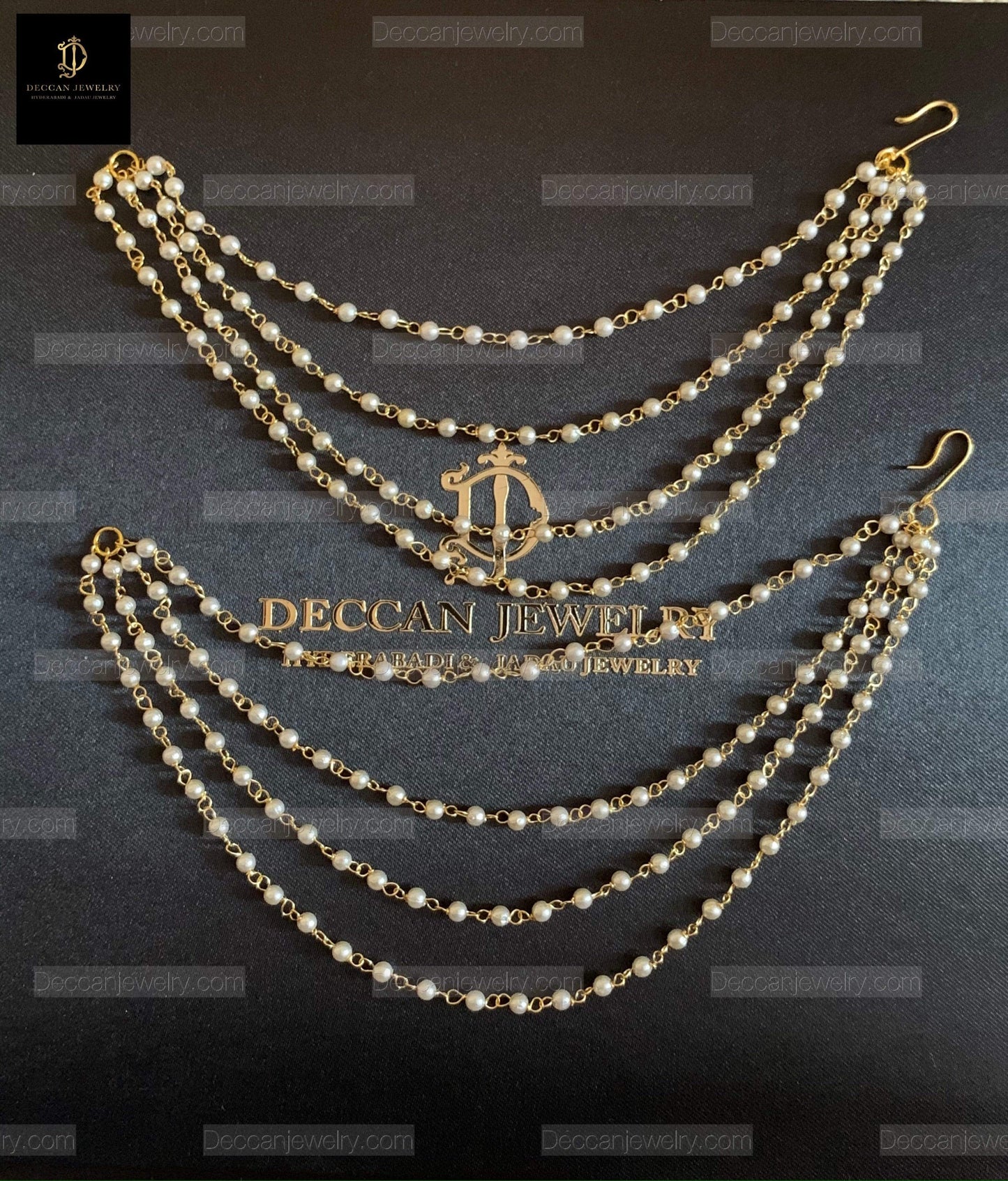 DES4 Kanya pearl ear supports  (READY TO SHIP)