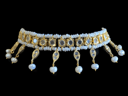 C129 Marina fresh water  pearls necklace set (READY TO SHIP )