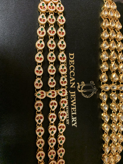 Niyati kundan anklets ( SHIPS IN 2 WEEKS )