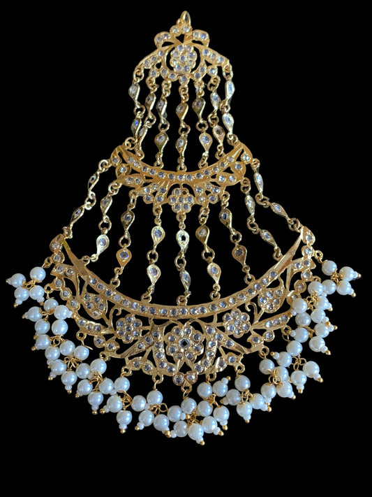 DJHR61 ANAITA Jhoomar in pearls    ( SHIPS IN 1 WEEK )