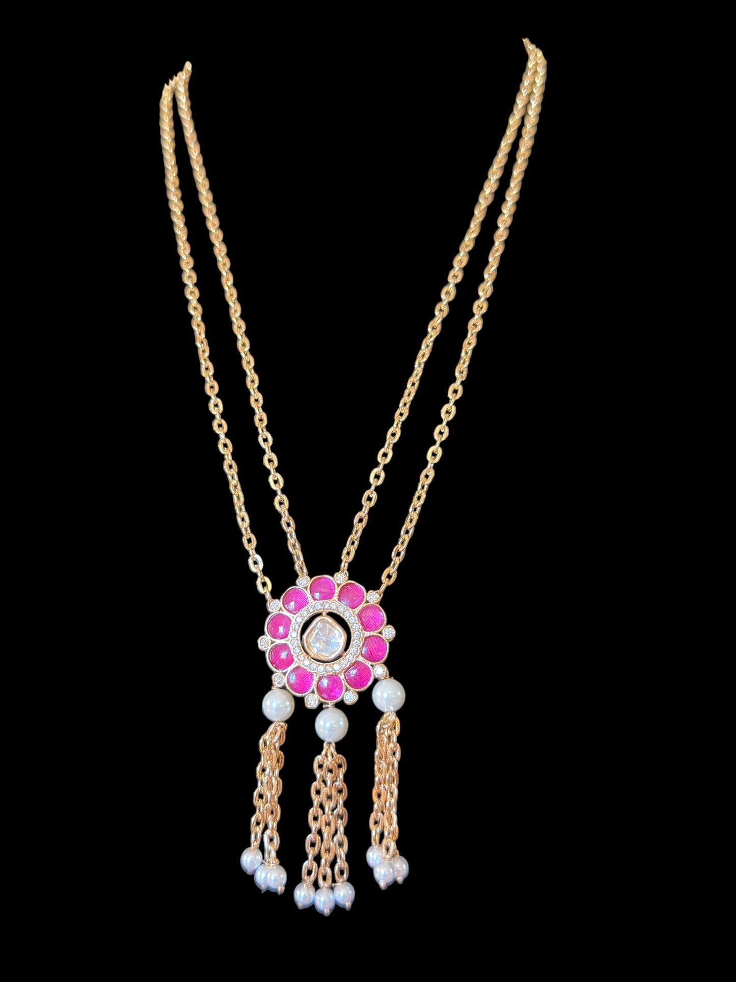 PS531 Eliza rose gold plated necklace ( READY TO SHIP )