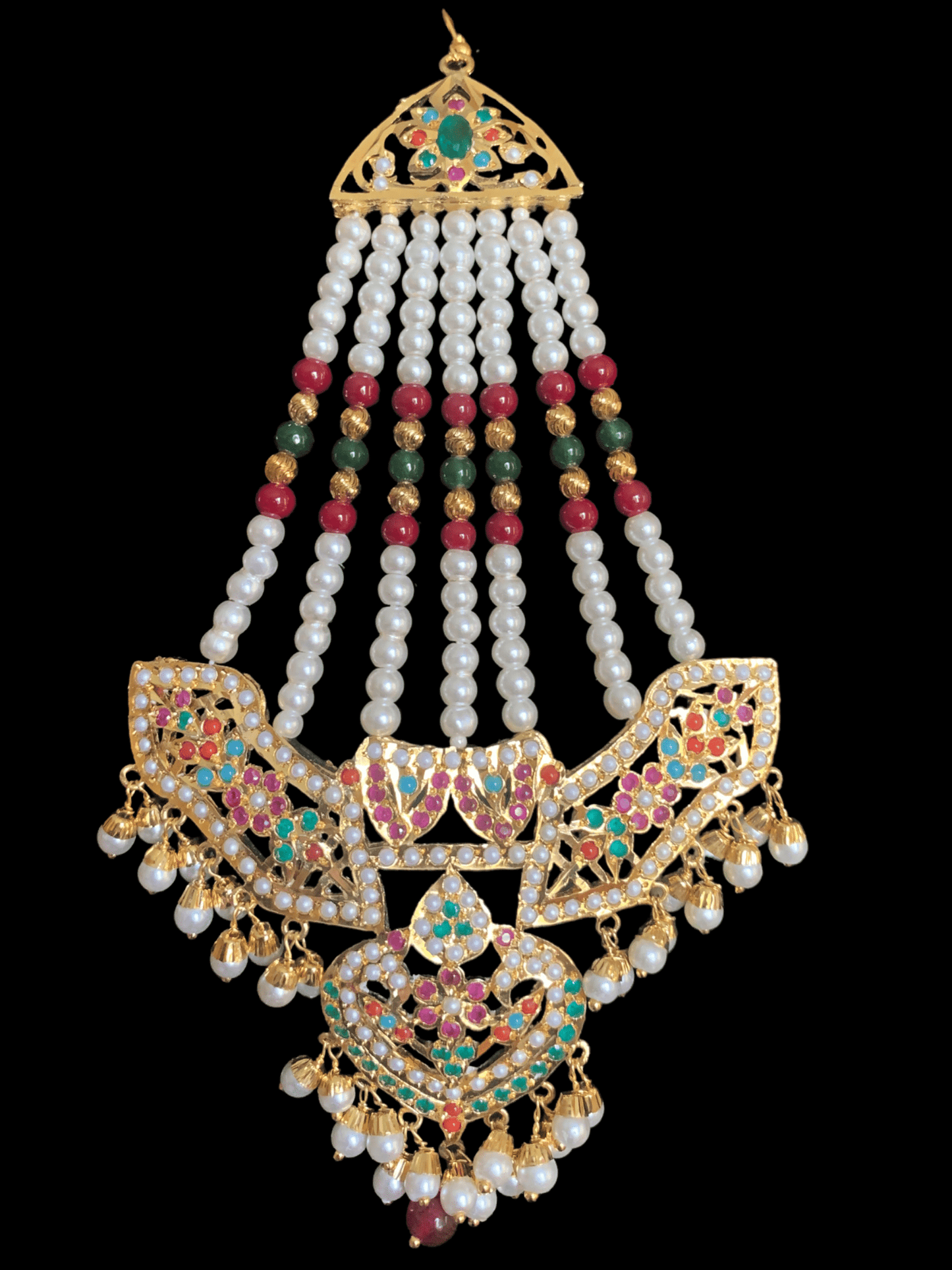 DJHR35  ASMITA jhoomar in Navratan   ( READY TO SHIP)