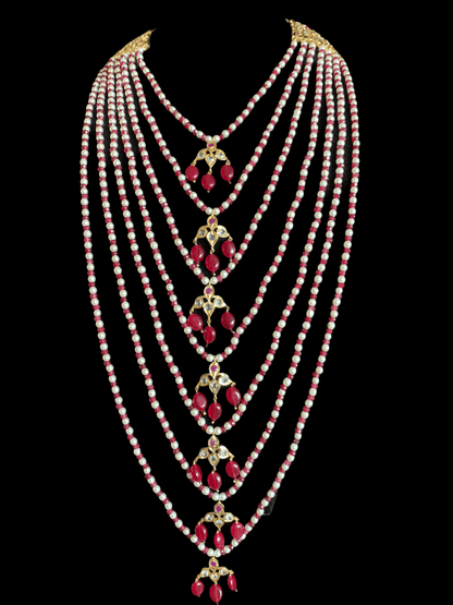 SAT65 Insia satlada in ruby beads ( READY TO SHIP )