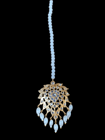 DJTK3 Zohra tika in pearls    ( READY TO SHIP)
