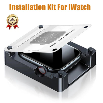 Install Tray Screen Protector for Apple Watch Ultra Series 9 8 7 6 5 4 3 SE