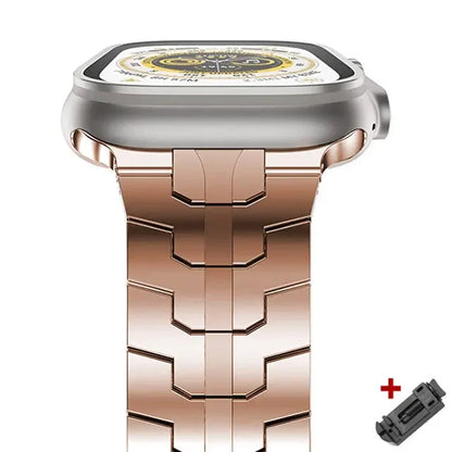 Titanium Steel Apple Watch Band Series 11/10/9/8/7/6/5/4/ SE / Ultra 1/2/3
