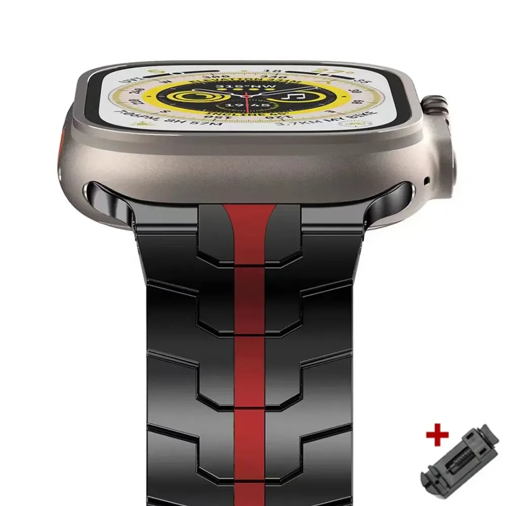 Titanium Steel Apple Watch Band Series 11/10/9/8/7/6/5/4/ SE / Ultra 1/2/3