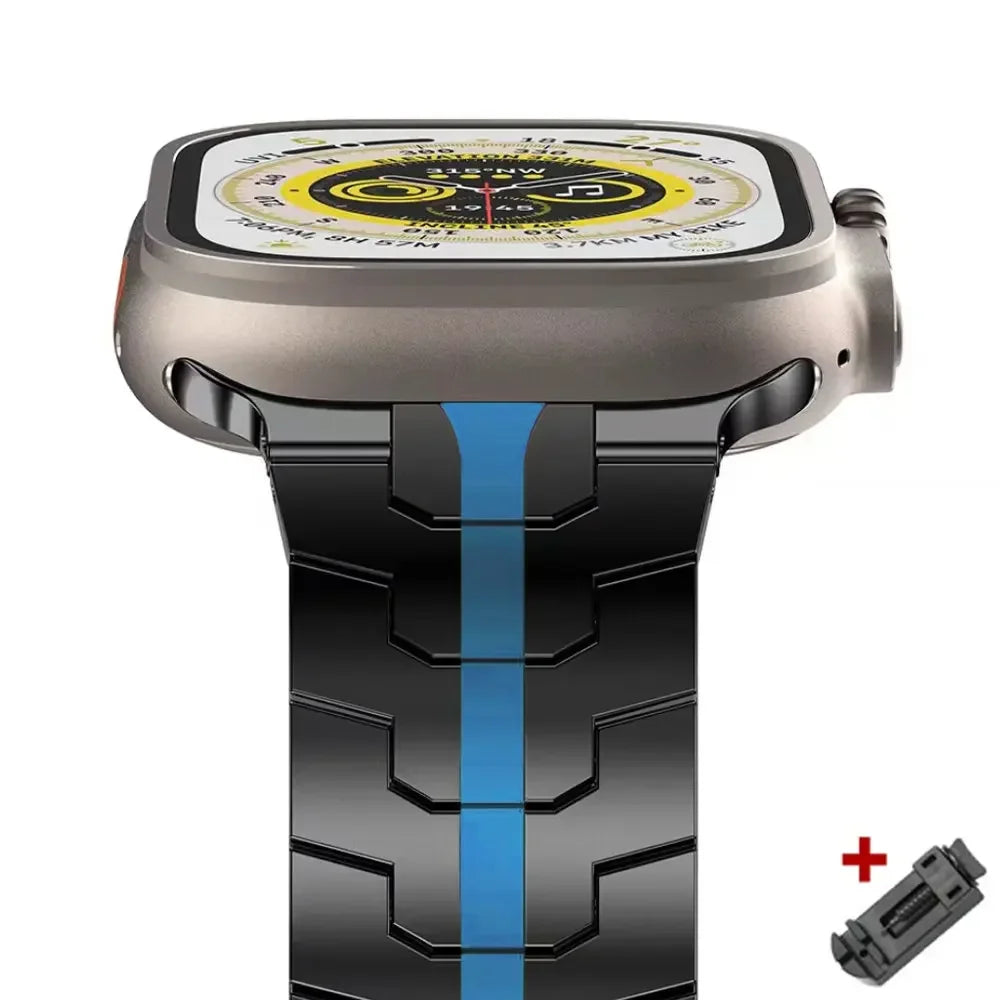 Titanium Steel Apple Watch Band Series 11/10/9/8/7/6/5/4/ SE / Ultra 1/2/3