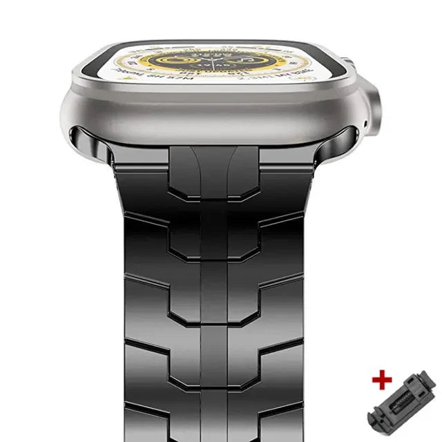 Titanium Steel Apple Watch Band Series 11/10/9/8/7/6/5/4/ SE / Ultra 1/2/3