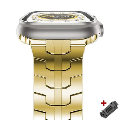 Titanium Steel Apple Watch Band Series 11/10/9/8/7/6/5/4/ SE / Ultra 1/2/3