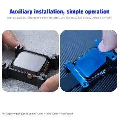 Install Tray Screen Protector for Apple Watch Ultra Series 9 8 7 6 5 4 3 SE