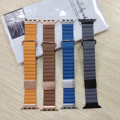 Leather Apple Watch Band Series 11/10/9/8/7/6/5/4/ SE / Ultra 1/2/3