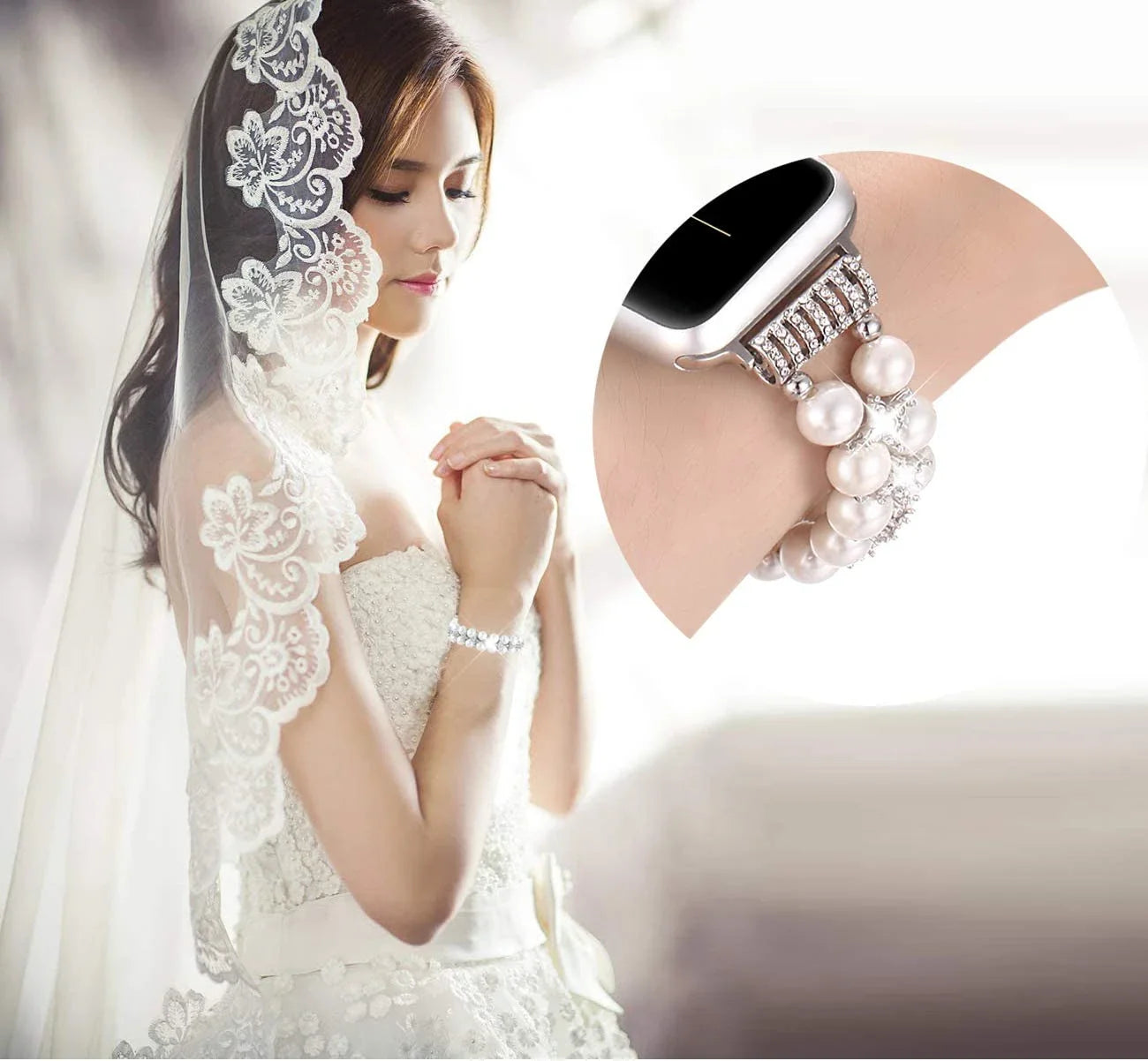 Beaded Apple Watch Band Series 11/10/9/8/7/6/5/4/ SE / Ultra 1/2/3