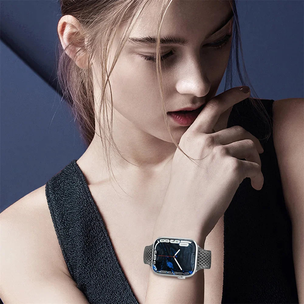 Silicon Apple Watch Band-Strap Series 10/9/8/7/6/5/SE Ultra/1/2