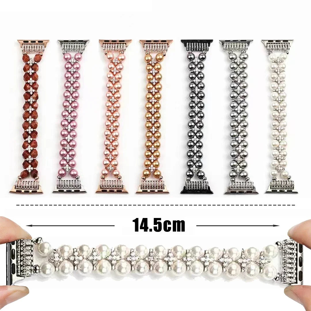Beaded Apple Watch Band Series 11/10/9/8/7/6/5/4/ SE / Ultra 1/2/3