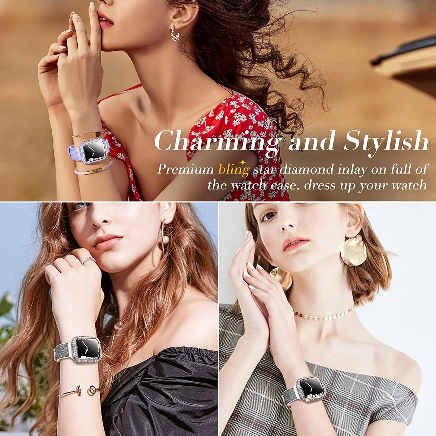 Glitter Apple Watch Case Series 10/9/8/7/6/5/4/SE