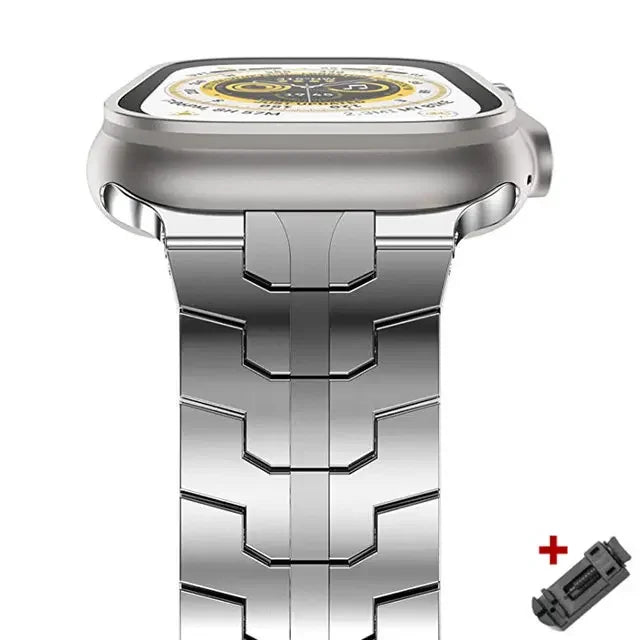 Titanium Steel Apple Watch Band Series 11/10/9/8/7/6/5/4/ SE / Ultra 1/2/3