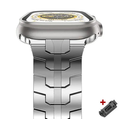Titanium Steel Apple Watch Band Series 11/10/9/8/7/6/5/4/ SE / Ultra 1/2/3