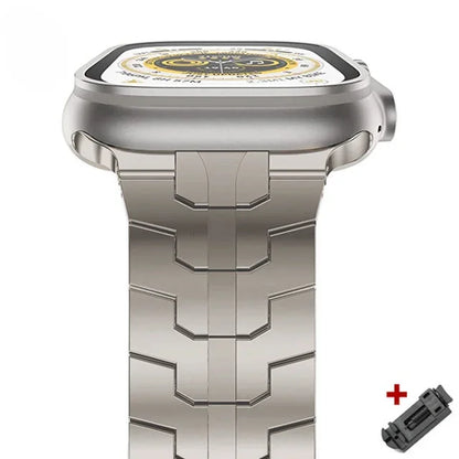 Titanium Steel Apple Watch Band Series 11/10/9/8/7/6/5/4/ SE / Ultra 1/2/3