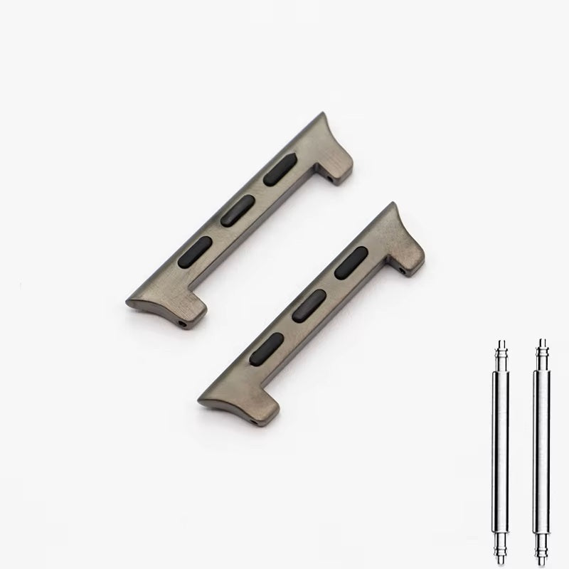Titanium Silver Apple Watch Band Connector/Adapter