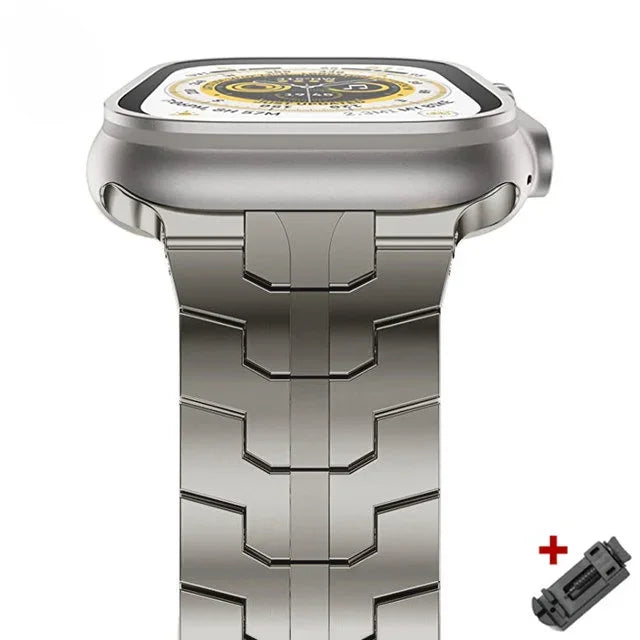 Titanium Steel Apple Watch Band Series 11/10/9/8/7/6/5/4/ SE / Ultra 1/2/3