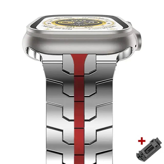 Titanium Steel Apple Watch Band Series 11/10/9/8/7/6/5/4/ SE / Ultra 1/2/3