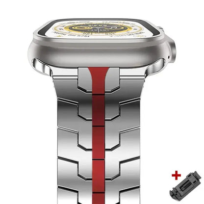 Titanium Steel Apple Watch Band Series 11/10/9/8/7/6/5/4/ SE / Ultra 1/2/3